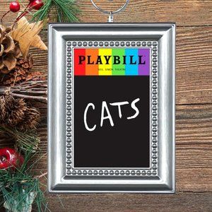 Cats Broadway Musical Playbill‎ Christmas Tree Ornament